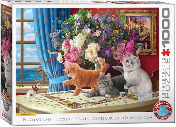 Puzzle 1000 Puzzling Cats by Image World 6000-5914