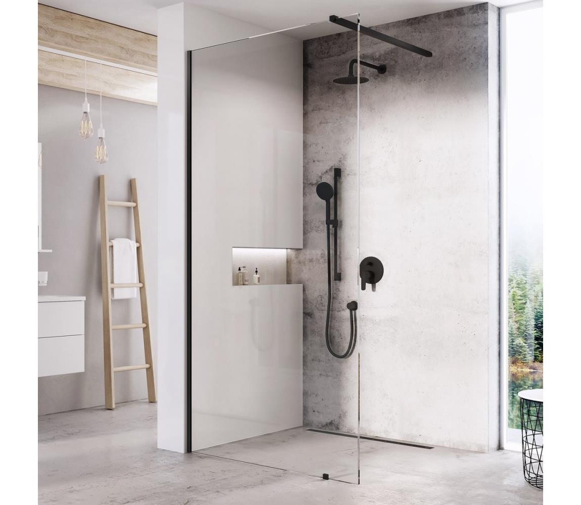 Ravak GW9WA030SZ1 - Kabina prysznicowa WALK-IN 120x200 cm czarna
