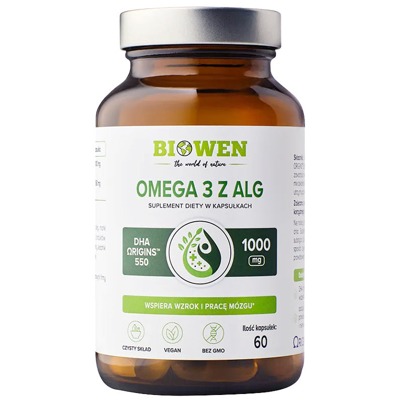 Biowen Omega 3 z alg, 60 kapsułek