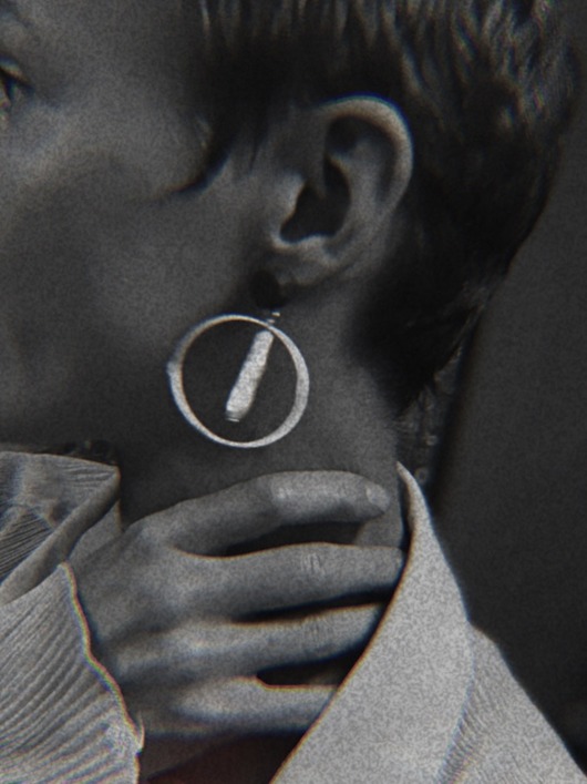 Kolczyki pozłacane Balans of Power