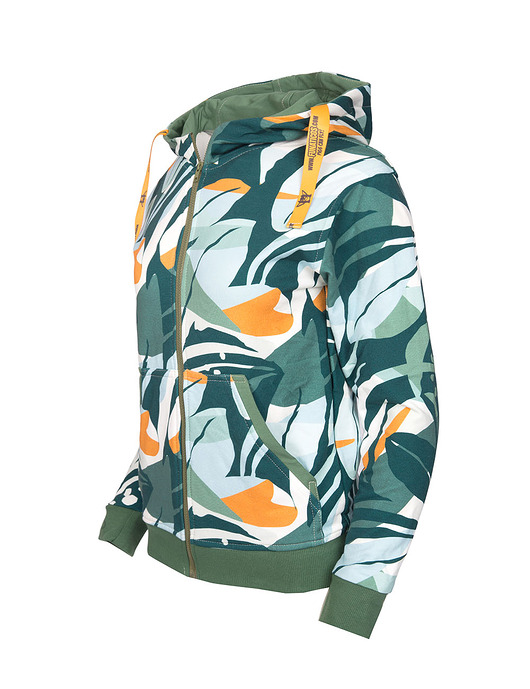 Bluza rozpinana Iguasu z oliwką - unisex
