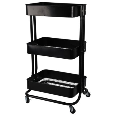 Regał STORAGE SOLUTIONS 3 poziomy Czarny mat