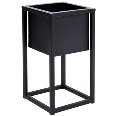 Kwietnik LOFTINSPIRED Concove 40 cm Czarny