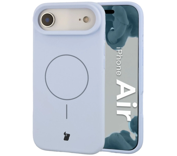 Bizon Silikonowe Soft z MagSafe do Apple iPhone Air Niebieski