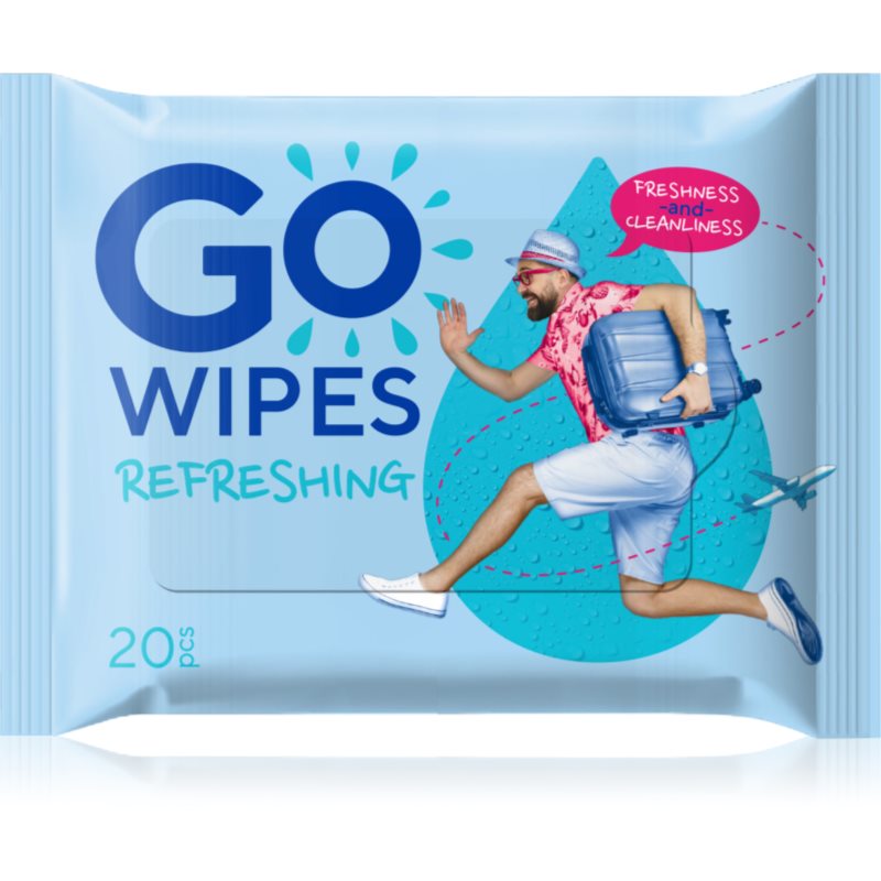 GoWipes Refreshing odświeżające chusteczki nawilżane 20 szt.