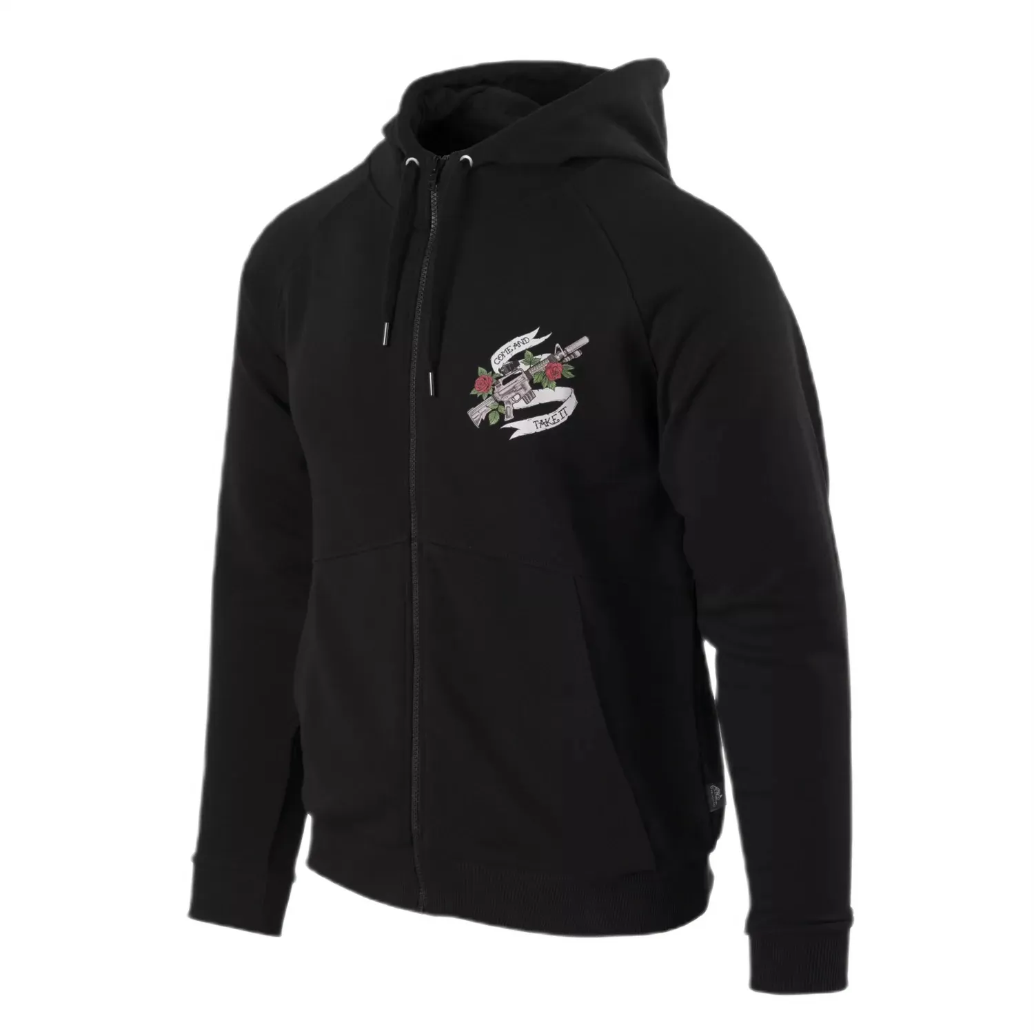 Helikon-Tex Bluza rozpinana z kapturem Unisex Come and take it - Fullzip - Czarna