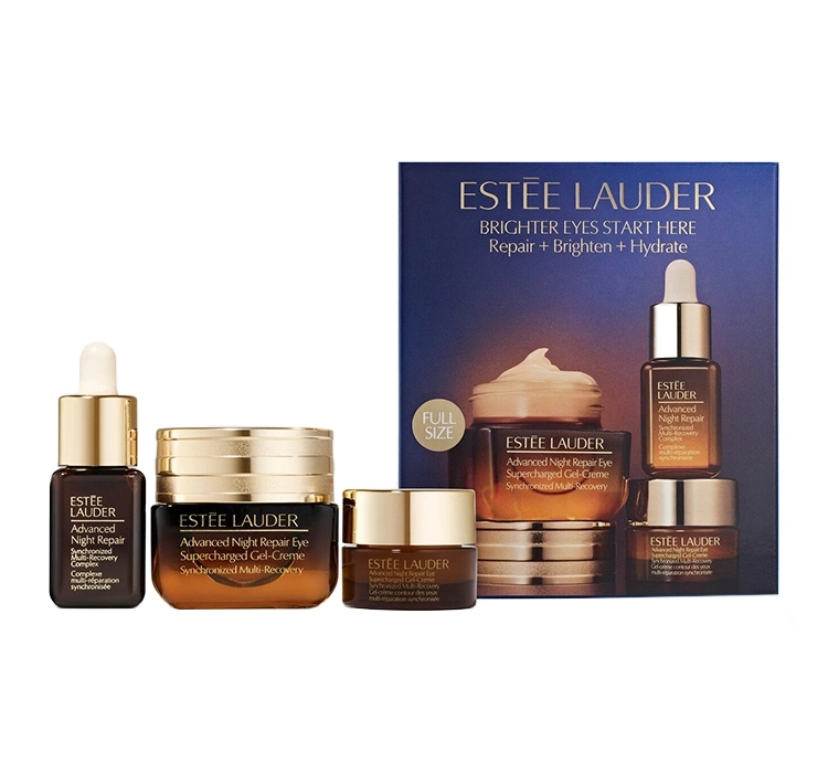 Estée Lauder Advanced Night Repair Eye Cream Skincare Set Repair + Brighten + Hydrate zestaw krem 15 ml + mini krem 5 ml + serum 7 ml