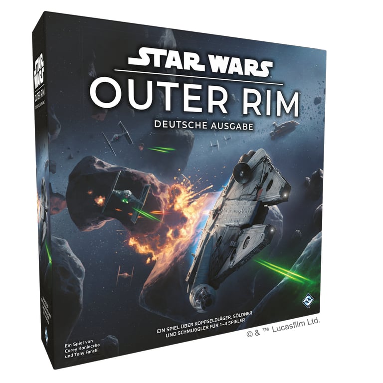 Asmodee Star Wars: Outer Rim Gra planszowa Strategia