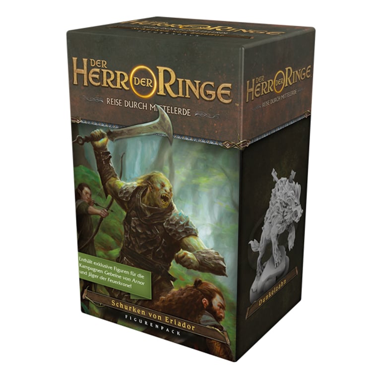 Asmodee The Lord of the Rings: Journeys in Middle-earth – Villains of Eriador Figure Pack Rozszerzenie do gry planszowej Odgrywanie ról