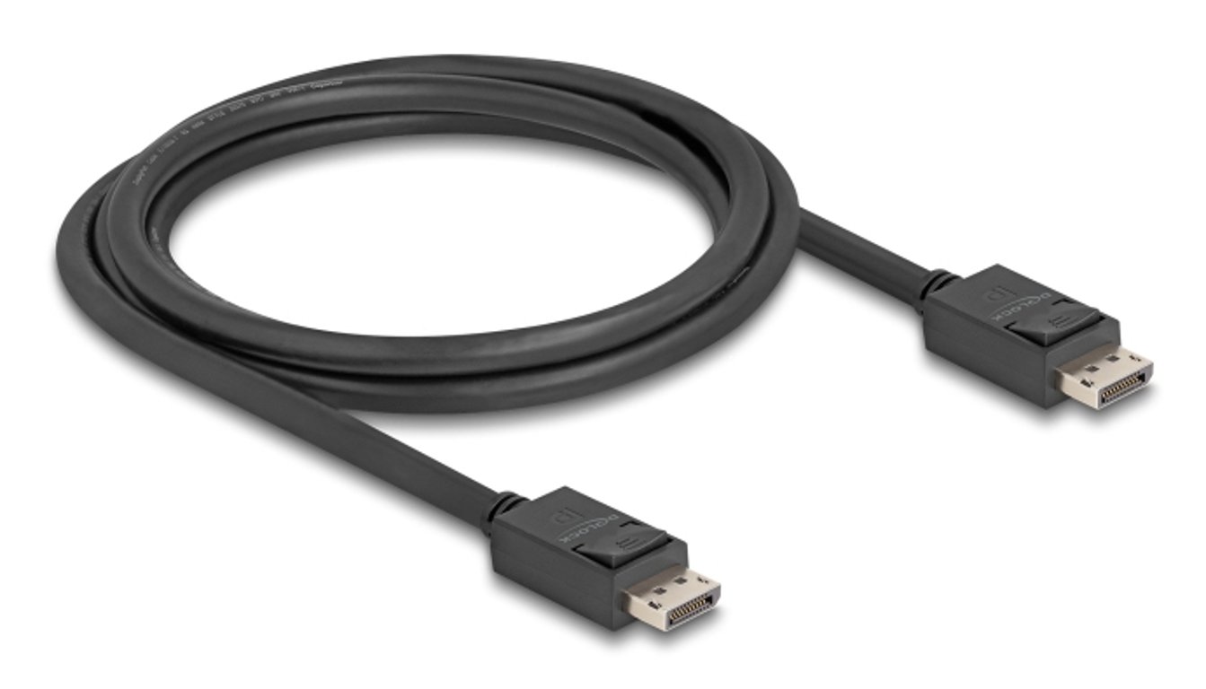 DeLOCK 81175 kabel DisplayPort 1,8 m Czarny