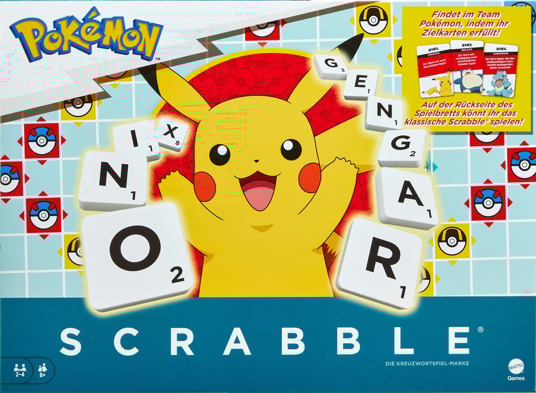 Games Scrabble Pokémon Gra planszowa Słowo