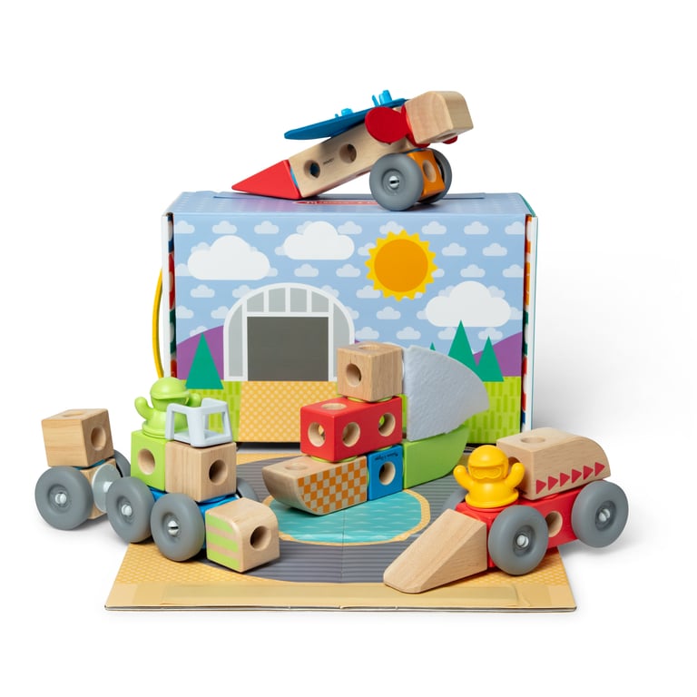 Melissa & Doug MDT BBN Blockables Vehicles GML