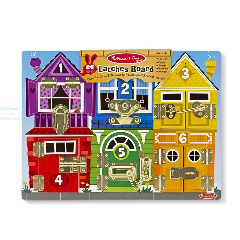 Melissa & Doug MDT MSK Latches Board Display GML