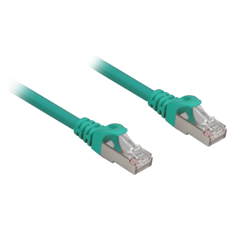 Sharkoon Cat.6a SFTP kabel sieciowy Zielony 2 m Cat6a S/FTP (S-STP)