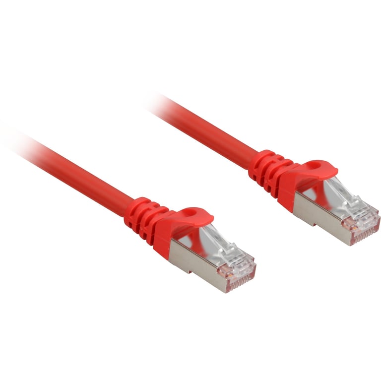 Sharkoon Cat.6a SFTP kabel sieciowy Czerwony 2 m Cat6a S/FTP (S-STP)