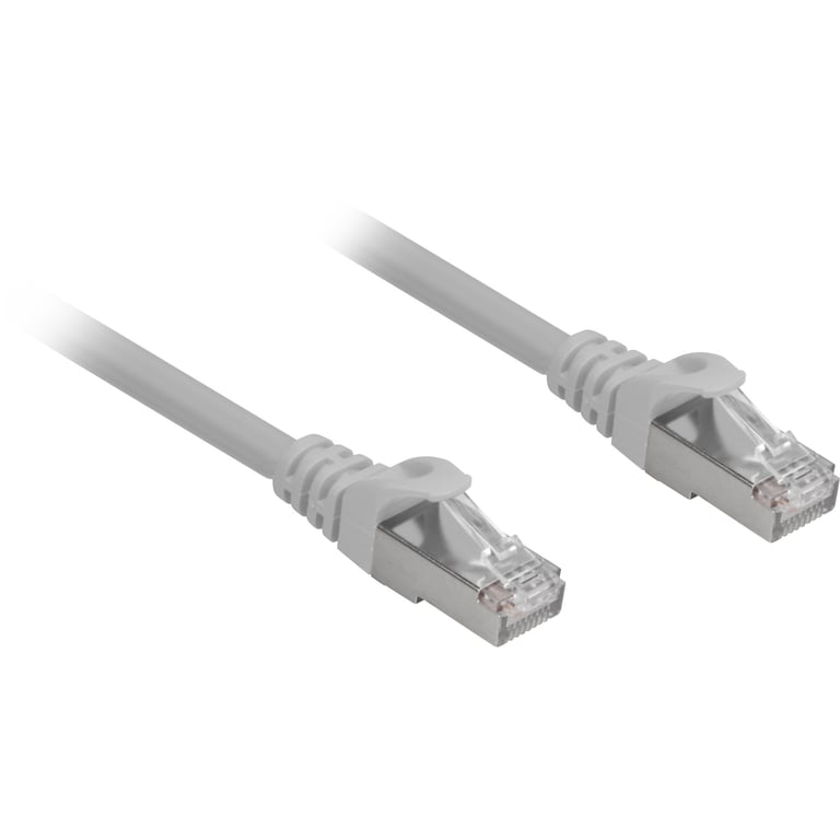 Sharkoon Cat.6a SFTP kabel sieciowy Szary 1 m Cat6a S/FTP (S-STP)