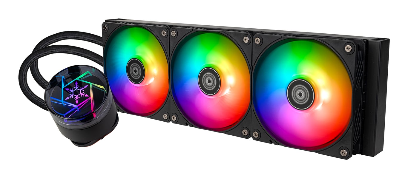 Silverstone NovaPeak 360 ARGB Procesor Zestaw do chłodzenia płynami 12 cm Czarny 1 szt. SST-NP360-ARGB