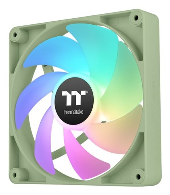Thermaltake CT140 ARGB Sync Obudowa komputera Wentylator 14 cm Zielony 2 szt. CL-F203-PL14MG-A