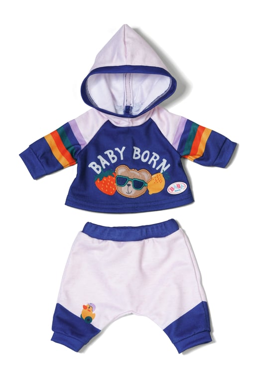 BABY born Jogging Suit Navy 43cm Zestaw ubrań dla lalek