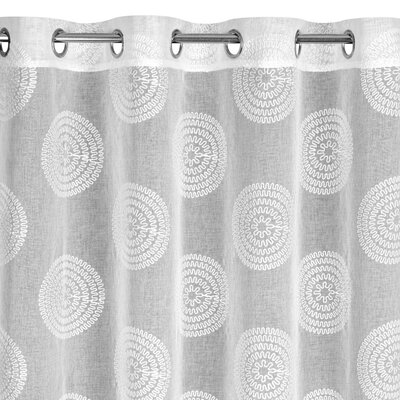 Firana gotowa EUROFIRANY Milagros 140 x 250 cm Biały