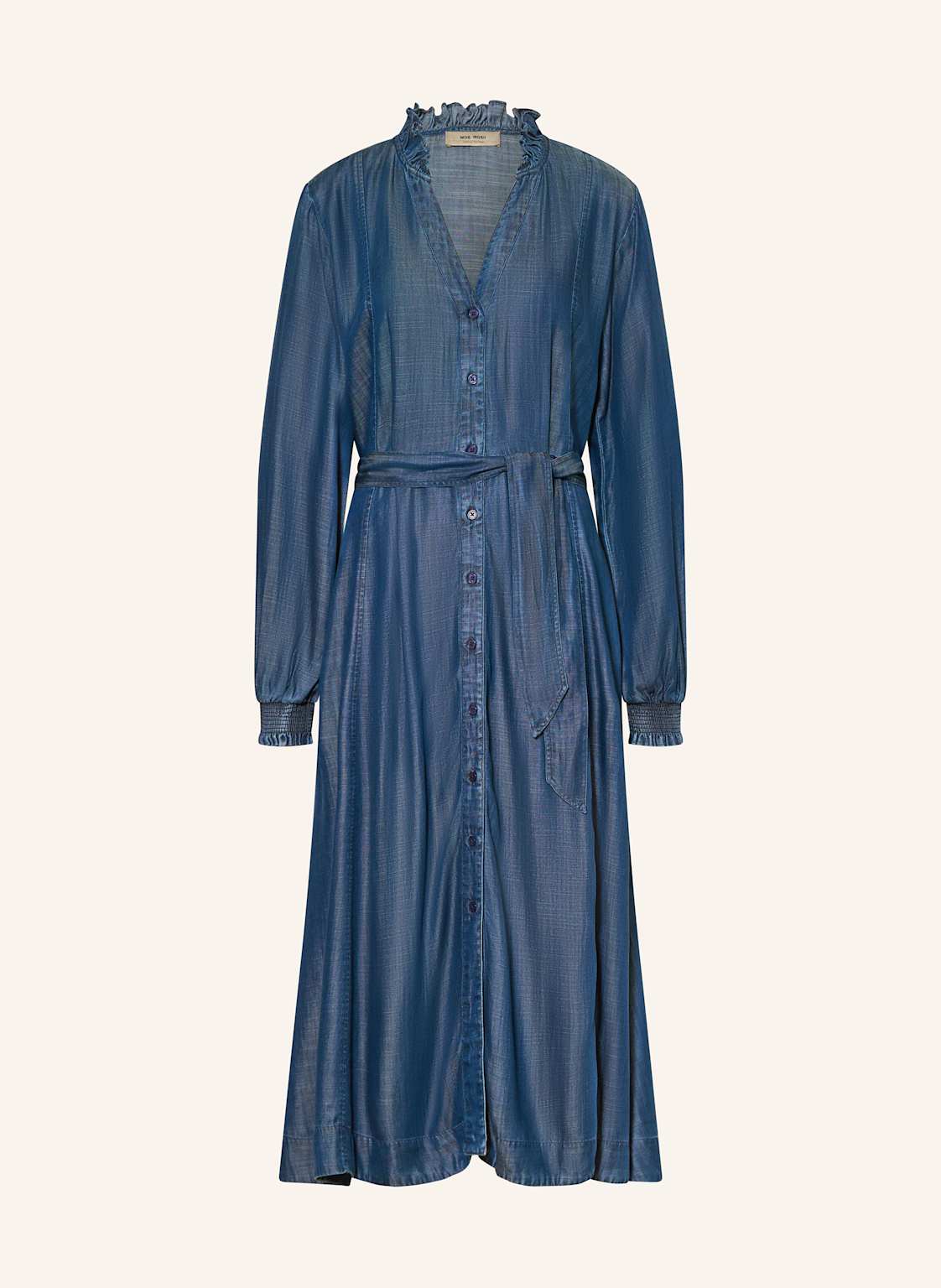 Mos Mosh Sukienka Mmbey W Stylu Jeansowym blau