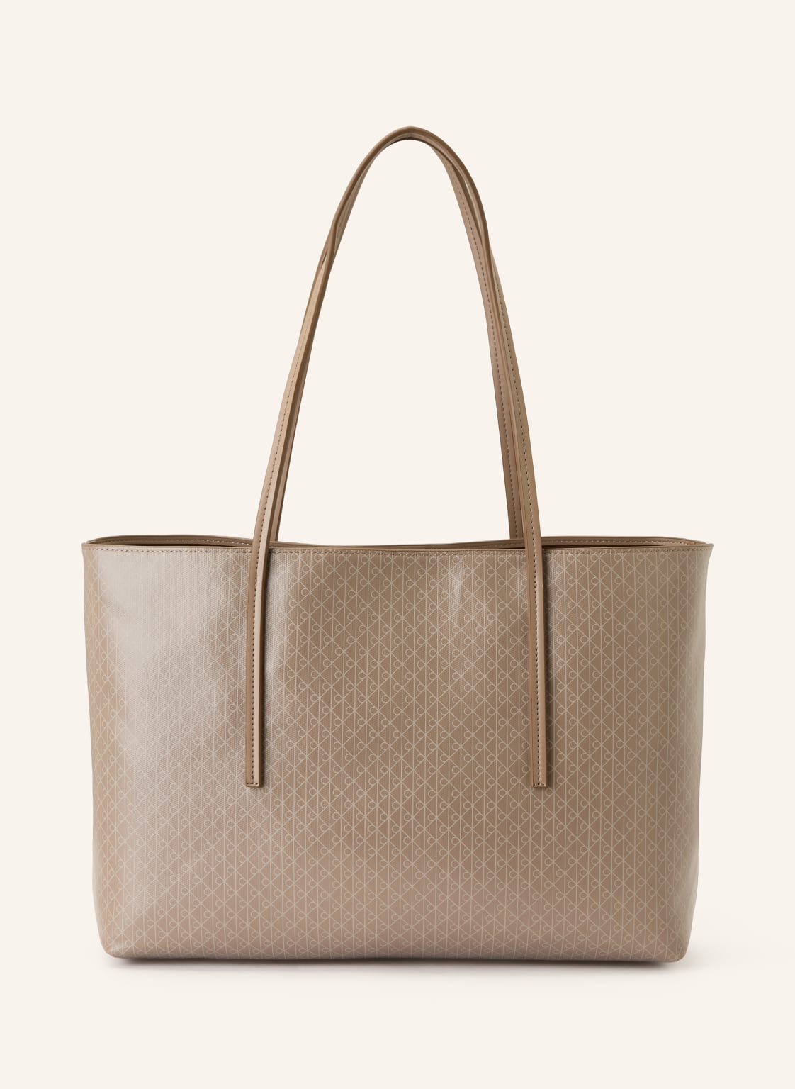 Calvin Klein Torba Shopper Z Saszetką beige