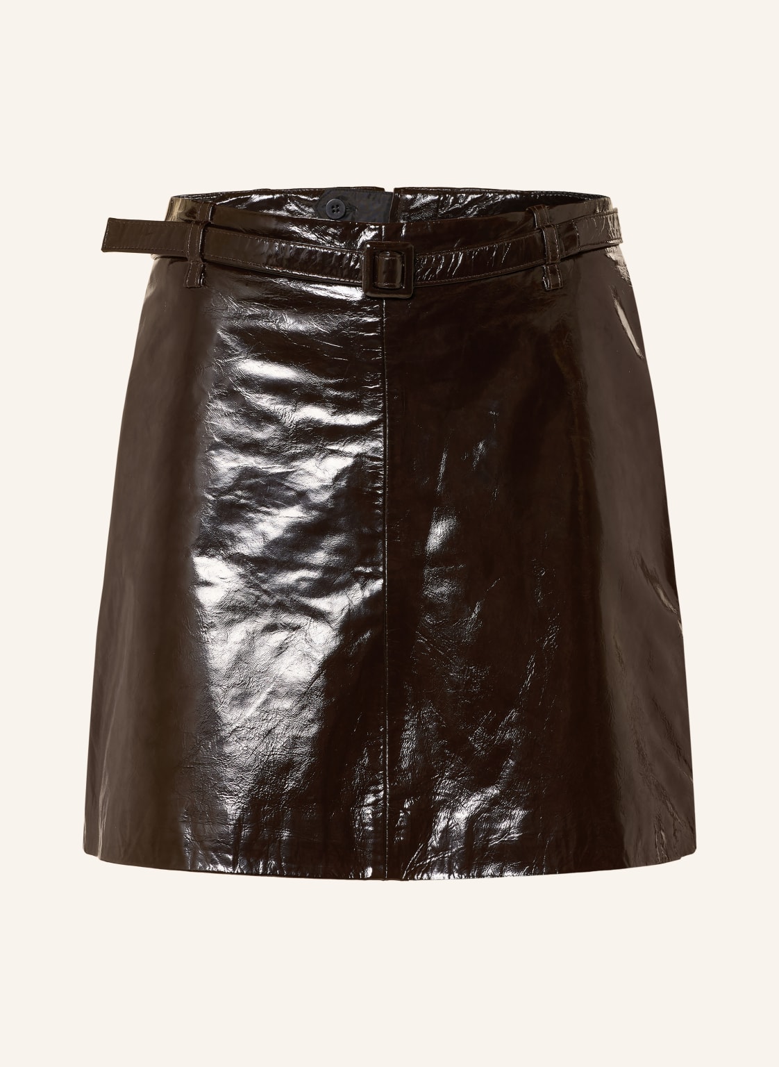 Y.A.S. Skórzana Spódnica braun