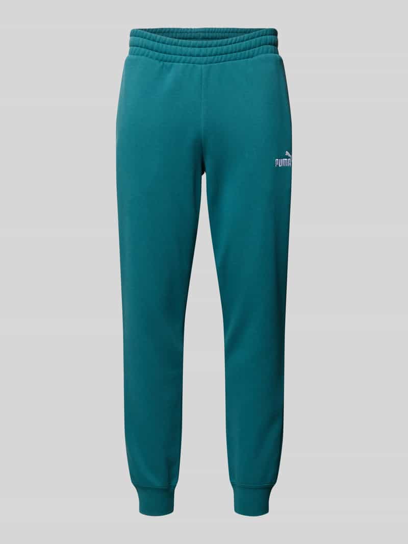 Spodnie dresowe z elastycznym ściągaczem