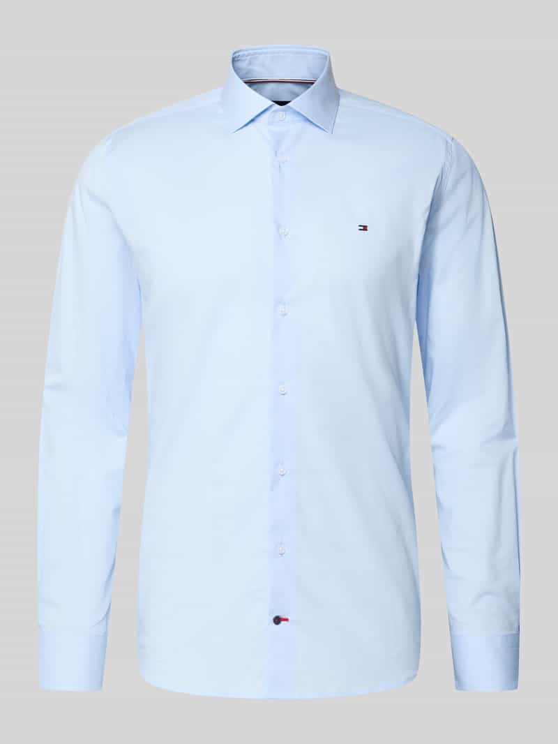 Koszula biznesowa o kroju slim fit z mieszanki bawełny