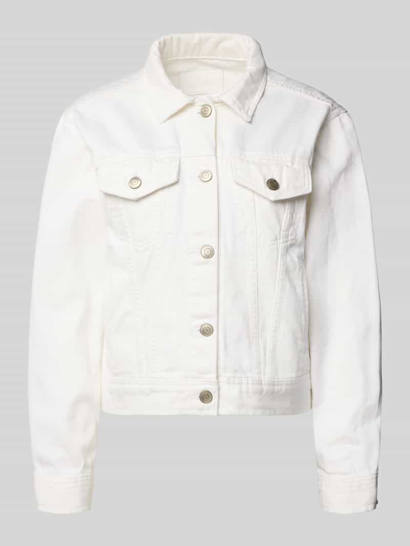 Kurtka jeansowa z kieszeniami na piersi model ‘PAIZLEY’