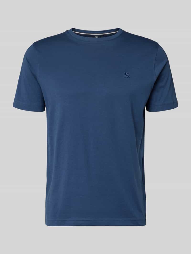 T-shirt z wyhaftowanym logo