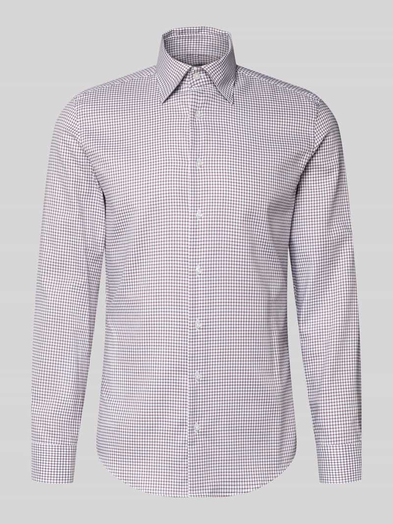Koszula biznesowa o kroju slim fit z bawełny z kołnierzykiem typu button down