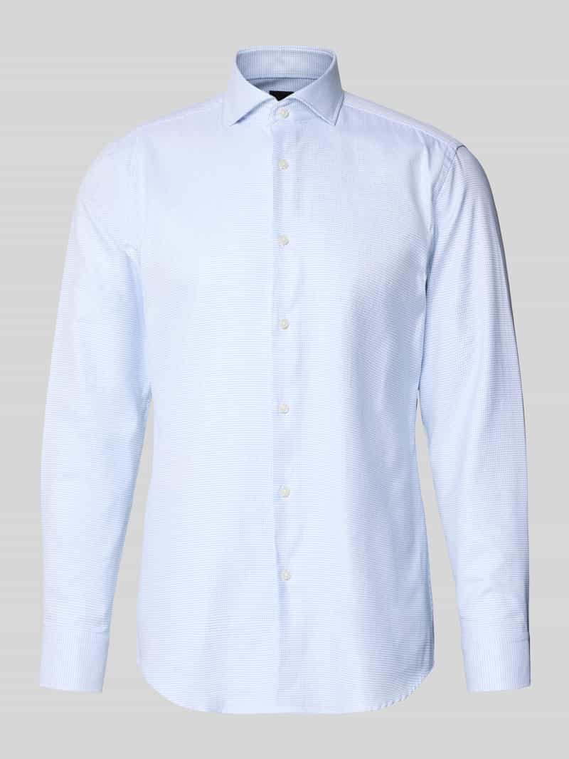 Koszula biznesowa o kroju slim fit z czystej bawełny model ‘HANK’