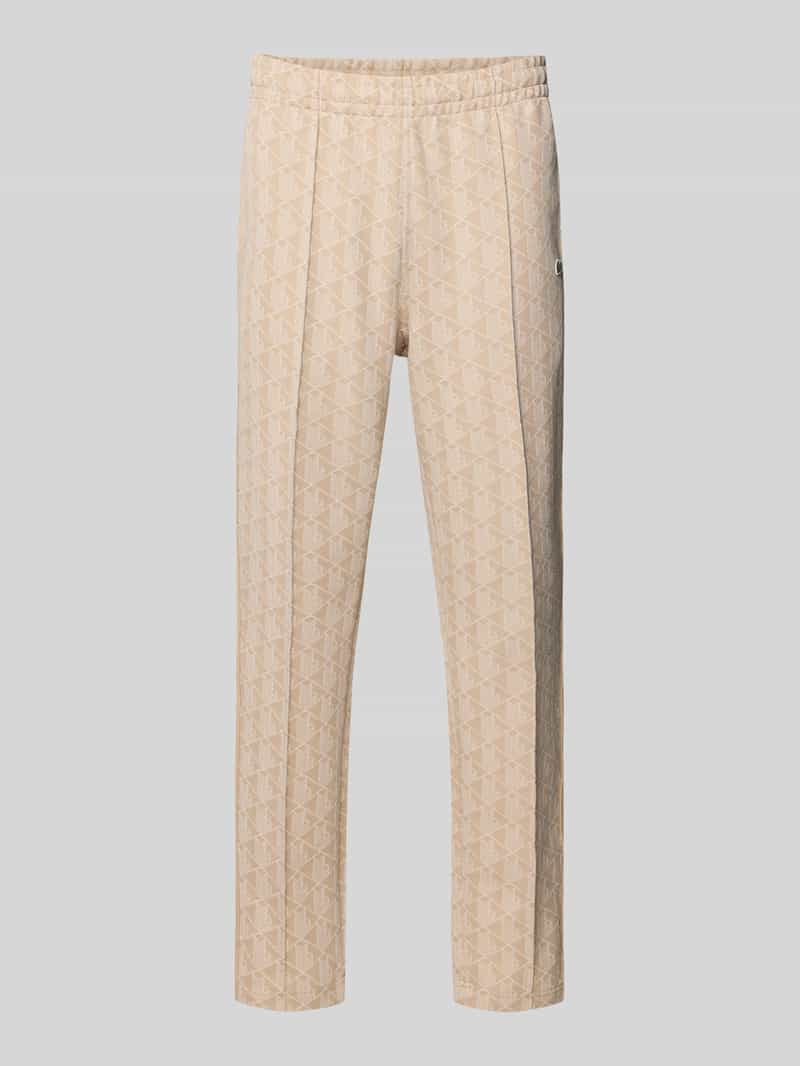 Spodnie dresowe o kroju regular fit z dodatkiem bawełny