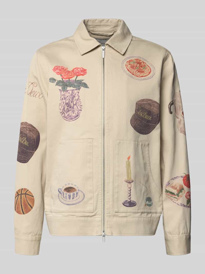 Kurtka z dwustronnym zamkiem błyskawicznym model ‘Robert’