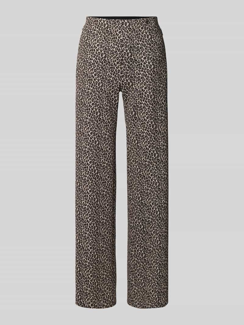 Spodnie materiałowe z elastycznym pasem