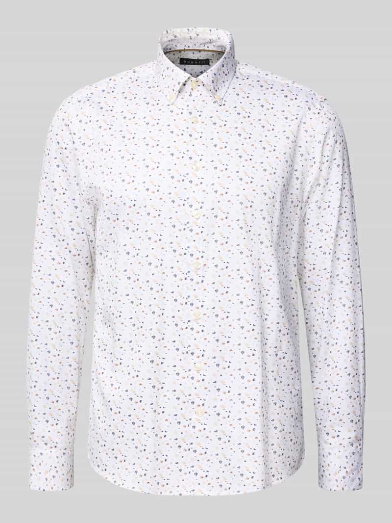 Koszula casualowa o kroju regular fit z kołnierzykiem typu button down