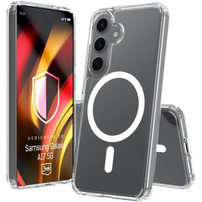 Etui 3MK Hardy Liqforce MagCase do Samsung Galaxy A17 5G Przezroczysty