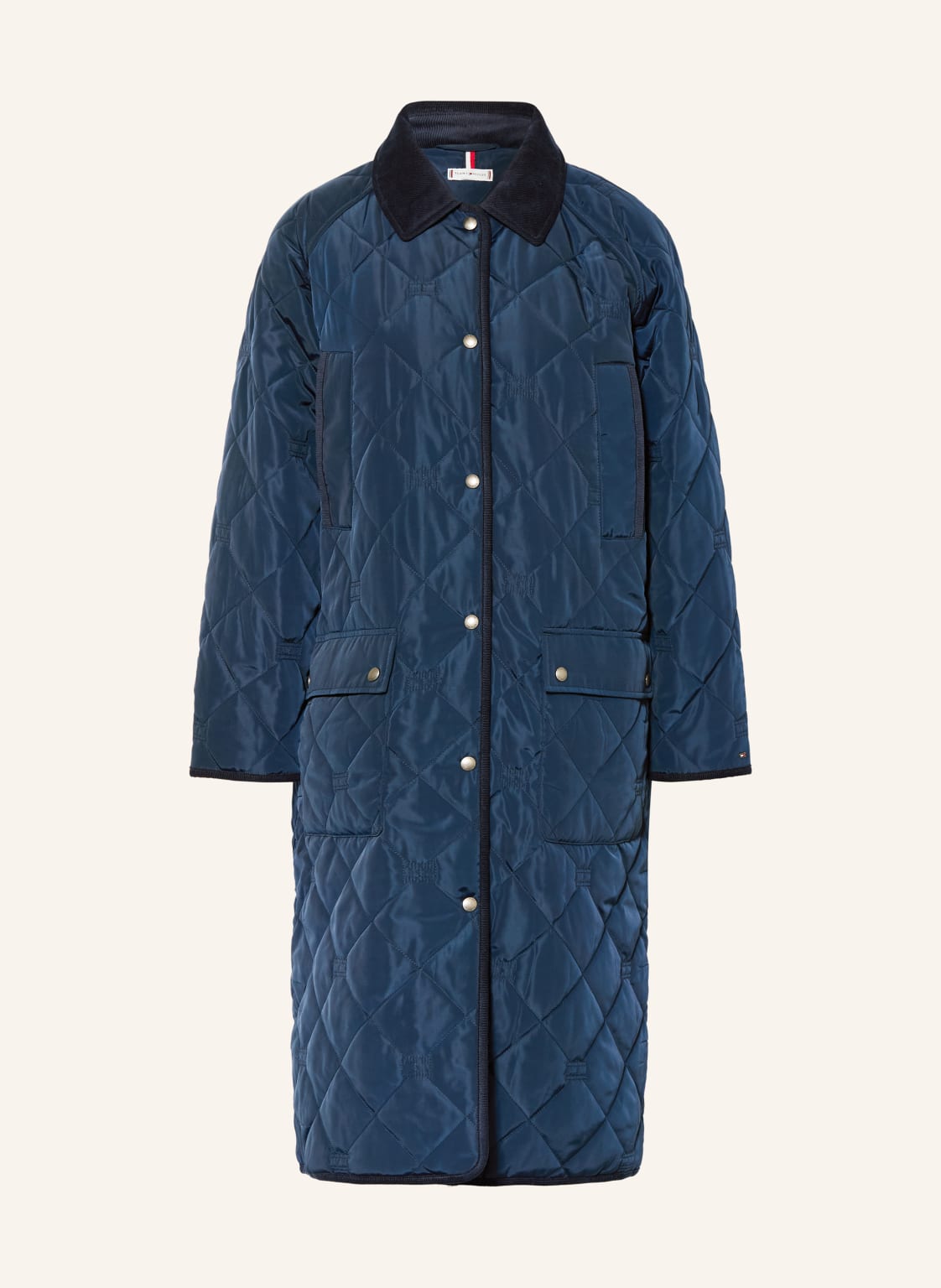 Tommy Hilfiger Płaszcz Pikowany blau