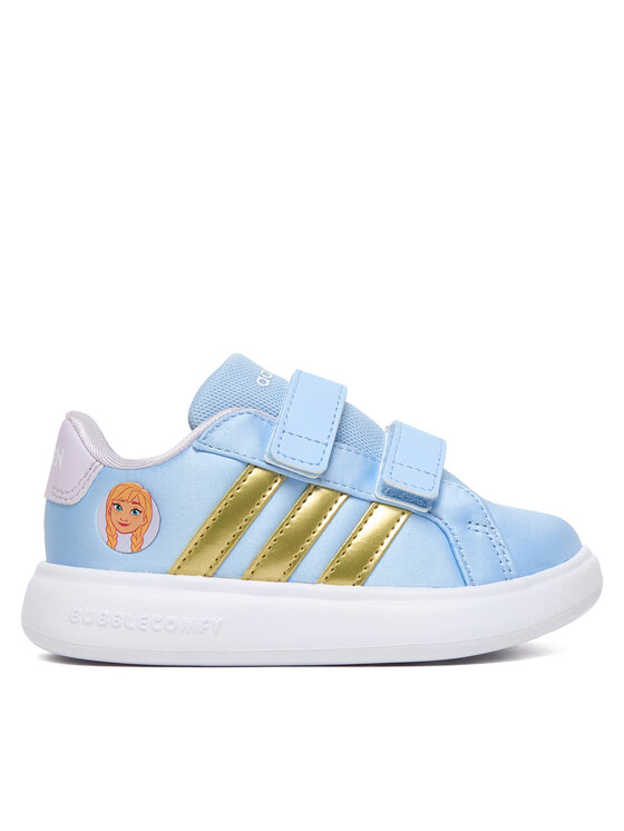 adidas Sneakersy Disney Frozen Grand Court 3.0 JQ4355 Błękitny