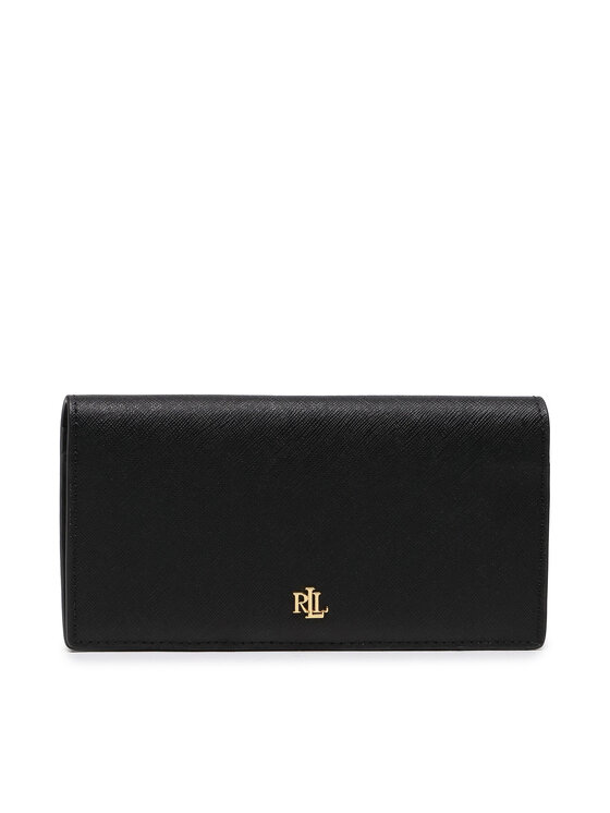 LAUREN RALPH LAUREN Portfel Slim Wallet Wlt Med 432802917009 Czarny