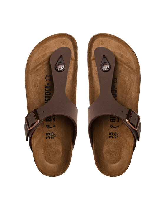 Birkenstock Japonki Gizeh Bs 0043753 Brązowy