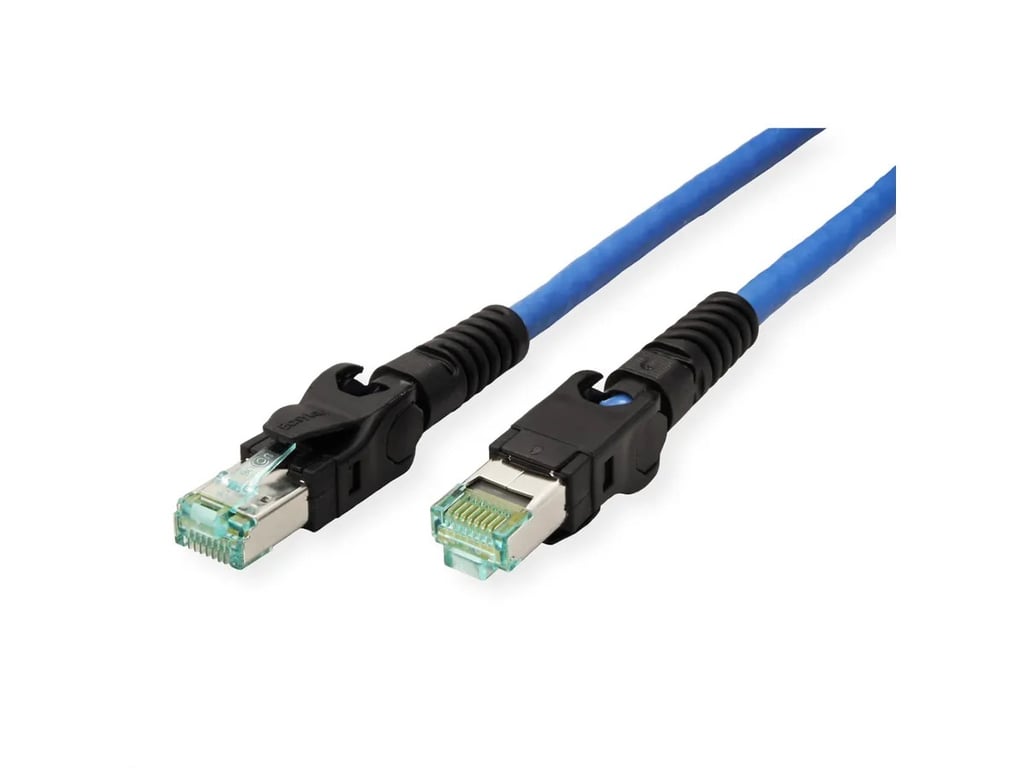 EasyLan CP1OBMSMS0015 kabel sieciowy Niebieski 1,5 m Cat6a S/FTP (S-STP)