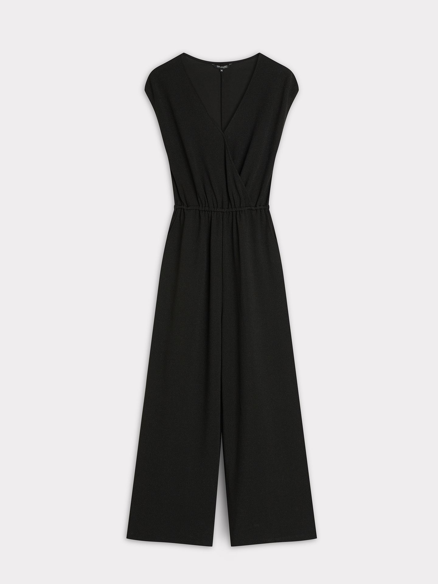 Czarny kombinezon z błyskiem