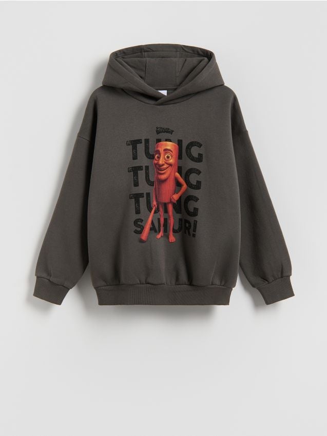 Reserved - Bluza Tralalero Tralala - ciemnoszary