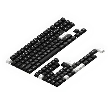 NuPhy Gem mSA Double-shot PBT Keycaps Obsidian Black KCGEMMSAOBBL