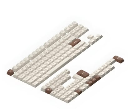 NuPhy Gem mSA Double-shot PBT Keycaps Cosmic Mocha KCGEMMSACOMO