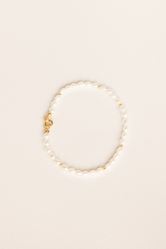 PERŁY nieregularne / bransoletka