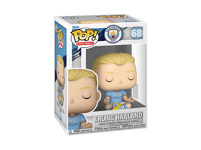 Figurka FUNKO POP Football: Manchester City - 68 Erling Haaland Wielokolorowy