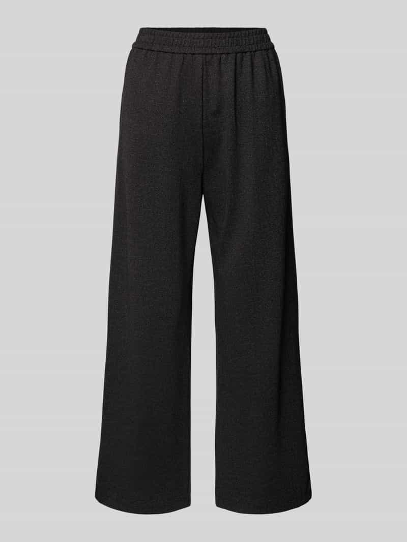 Kuloty z szerokimi nogawkami z mieszanki wiskozy